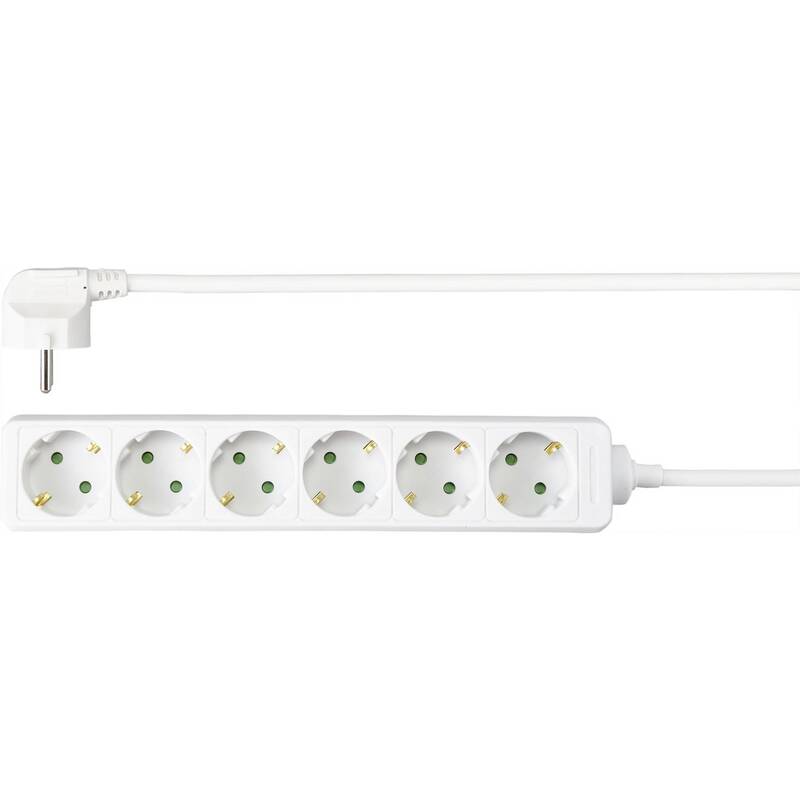 Sygonix SY-4891000 Steckdosenleiste Mehrfachsteckdose Schutzkontakt 4 Stück - 4064161192468