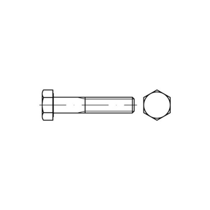 Reyher Schraube Bolzen Sechskantschraube ISO 4014 10.9 M22x220 Stahl blank - 4043952398647