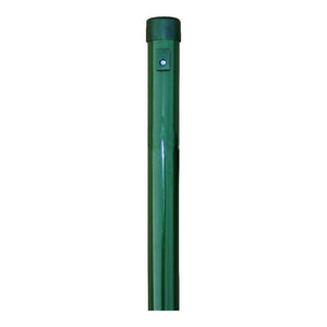 B-Ware hadra Zaunpfahl 6 Stück grün RAL 6005 Stahl verzinkt 34x1500mm 3 Halter