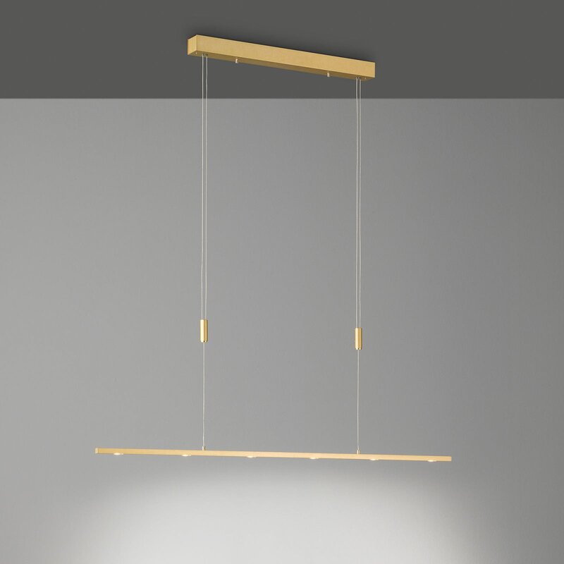 Rothfels LED-Pendelleuchte Tolu messing 119 cm Lichtquelle warmweiß dimmbar LED - 4251096567700