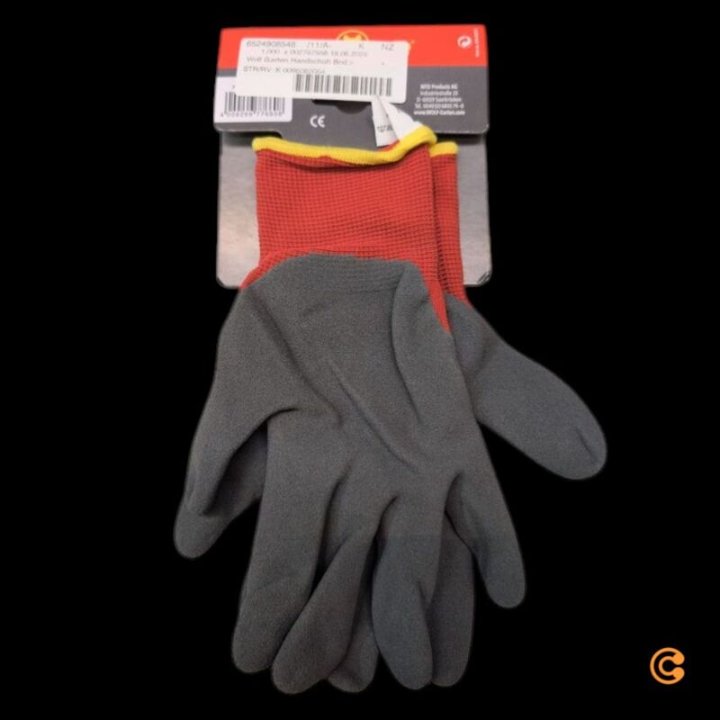 Stanley Beethandschuh GH-BO 8 Abriebfestigkeit Atmungsaktiv Rot-Grau Größe 8GH - 4009269776608