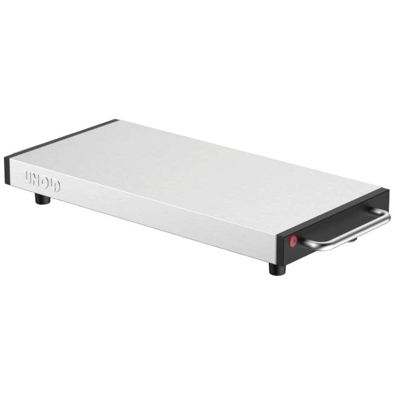 Unold Warmhalteplatte Elena 58845 Heizplatte Edelstahl 1100W 40x20cm stabil - 4011689588457