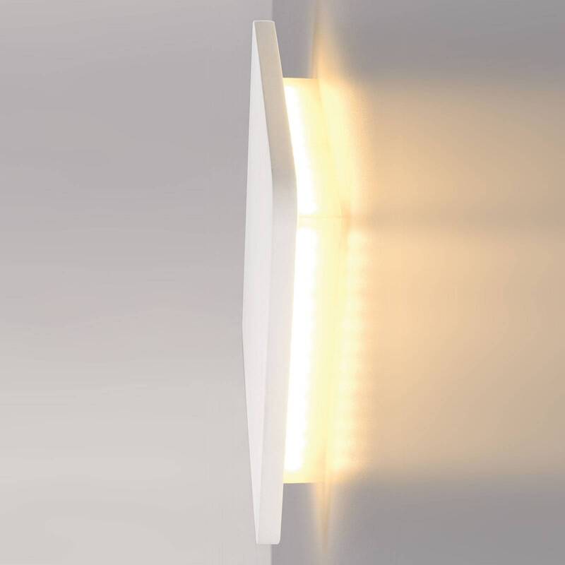 SLV Plastra LED-Wandleuchte Wandlampe Deckenlampe Lampe Leuchte Wohnzimmer Gips - 4024163145725
