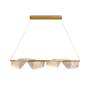 B-Ware Schuller Valencia Pendelleuchte Hängeleuchte Led Gold Metall Kunststoff Velas