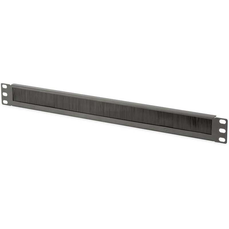 Digitus Netzwerkschrank Kabelmanagement Bürstenleiste 19 Zoll 1HE 482mm 12 STÜCK - 4016032430605