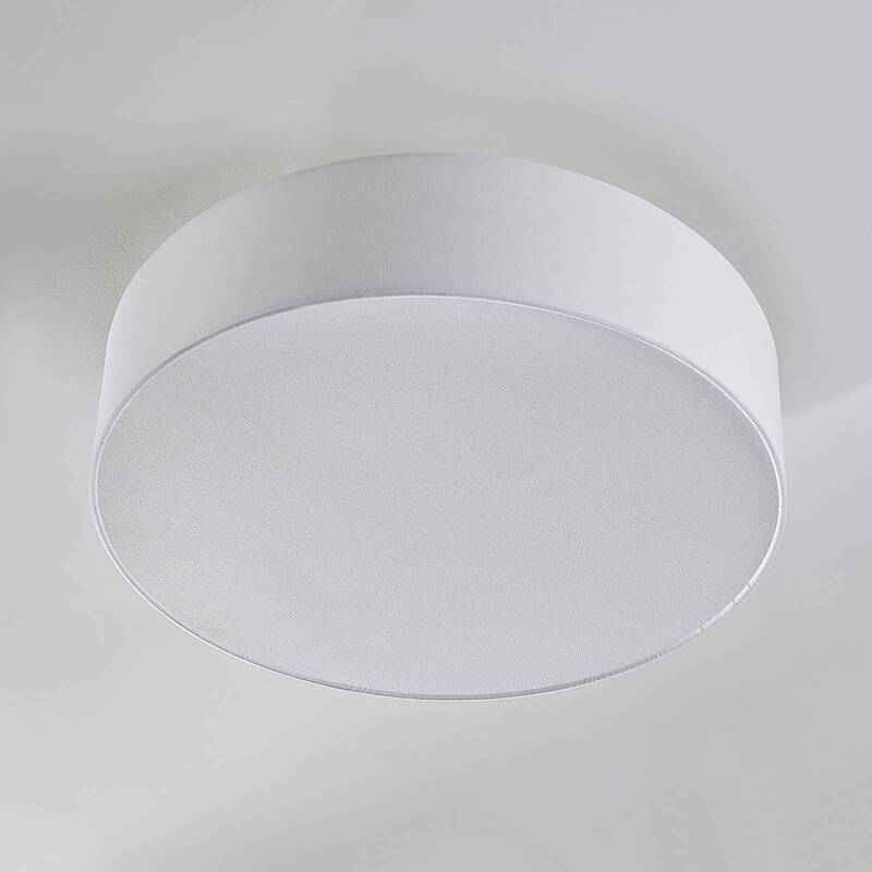 Lindby Deckenlampe Sebatin Hängelampe Lampe Leuchte mit E27-LED Ø 50 cm weiß545 - 4251096503074