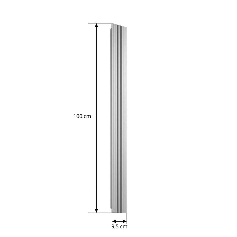 Lucande Außenwandleuchte Melira LED Gartenleuchte Lampe grau 100cm IP65 2700K - 4255830906718