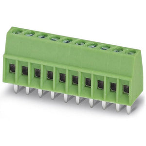 B-Ware Phoenix Contact Schraubklemmblock Klemmleiste 8polig Grün 100 Stück Leiterklemme