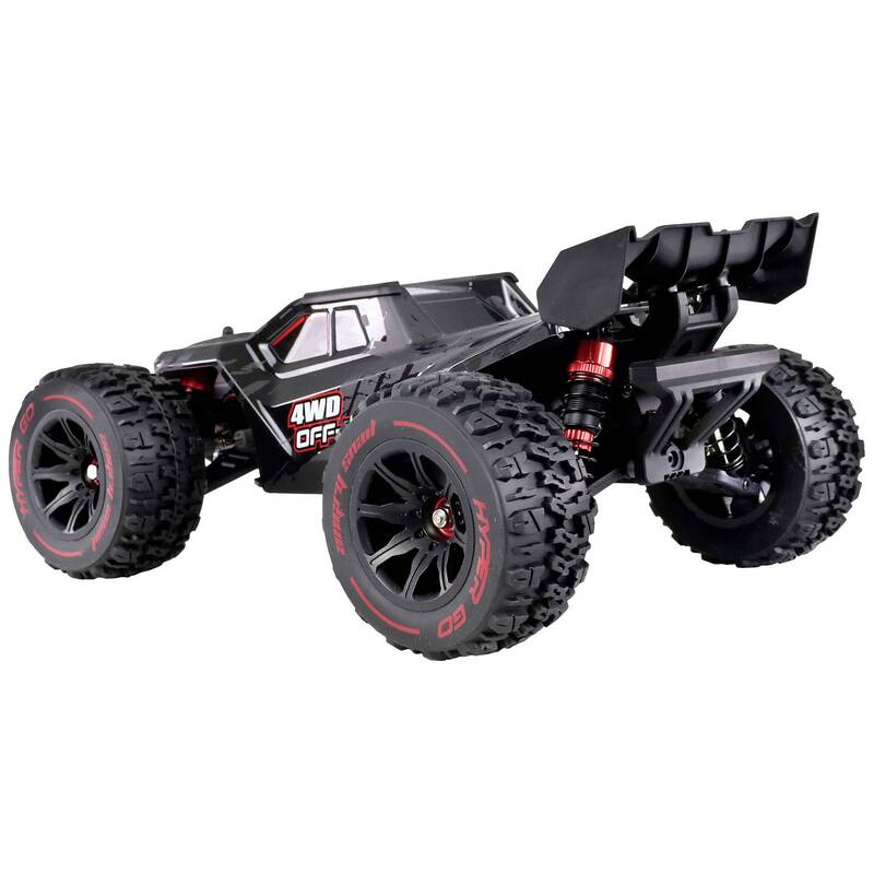 Amewi Hyper GO 1:14 RC Truggy Brushless 4WD 55km/h RtR Schwarz Gold Monstertruck - 4262408972990