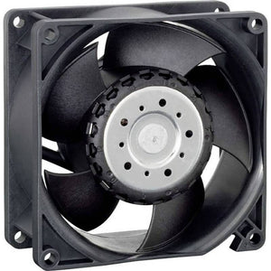 8x B-Ware ebm papst Axiallüfter Ventilator DC Schwarz Kunststoff langlebiges Lager 8 STÜCK