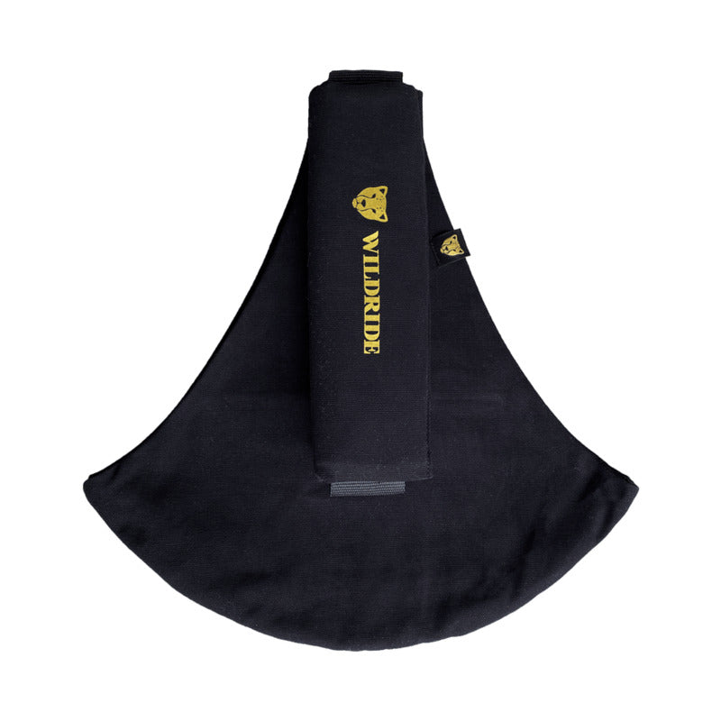 WILDRIDE Kindertrage Schwarz Rucksack Tragesystem Bauchtrage Babytrage Trage - 8720726081023