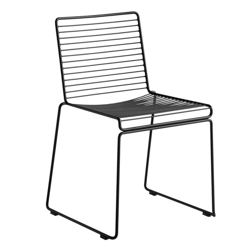 HAY Hee Stuhl schwarz pulverbeschichtet Lehnstuhl Stahl Outdoor SIEHE TEXT/FOTO - 5710441244301