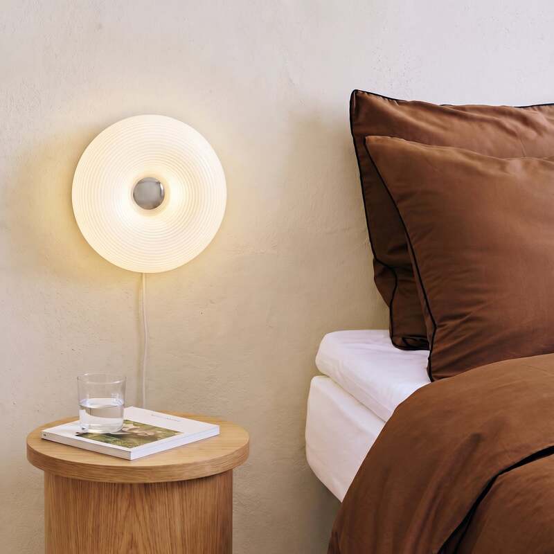 Lindby Tischleuchte Wandlampe Lampe LED Fjora weiß chrom dimmbar - 4255830905513