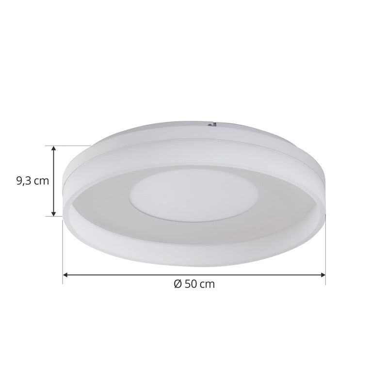 Lucande Smart LED-Deckenleuchte Squillo Deckenlampe Leuchte weiß Tuya RGBW CCT - 4251911775556