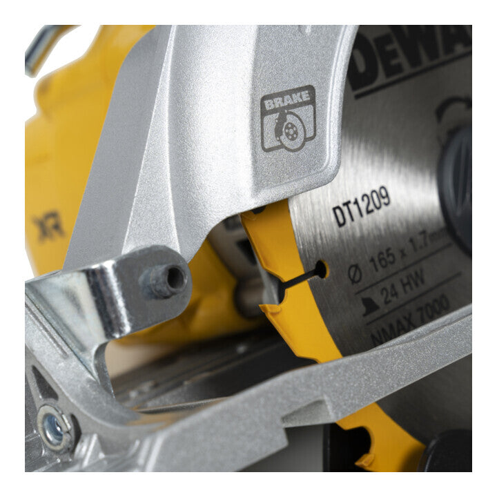 DeWalt Akku-Handkreissäge 18V XR DCS565NT-XJ bürstenlos 55mm Sägeblatt Aluminium - 5035048740002