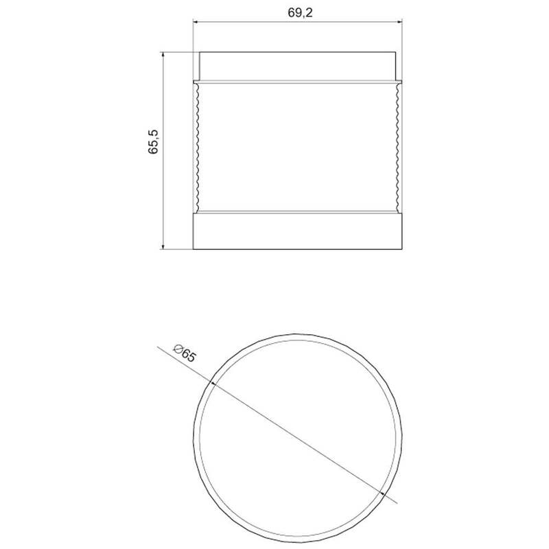 Siemens Signalsäulenelement Signalmodul LED Transparent Leuchtelement Signal - 4011209902336