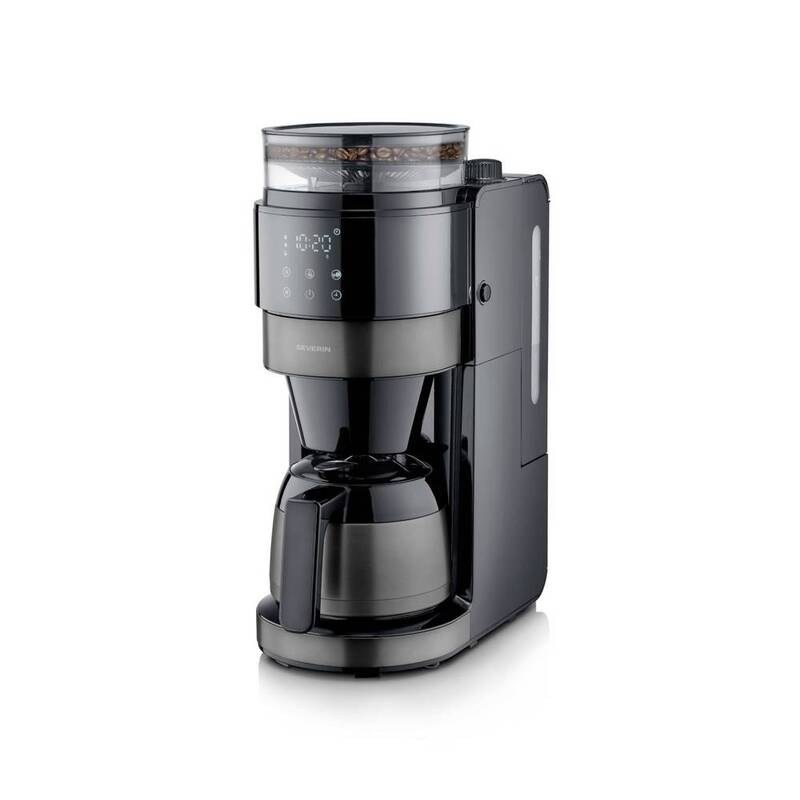 Severin Kaffeemaschine KA 4831 mit Mahlwerk und Thermokanne schwarz 900W - 4008146049156