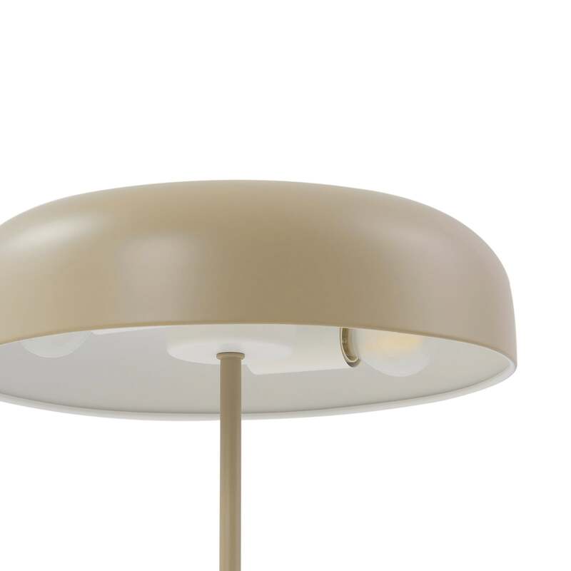 Lindby Tischleuchte Edion beige Metall 45 cm E14 2x10W nicht enthalten - 4251911785791