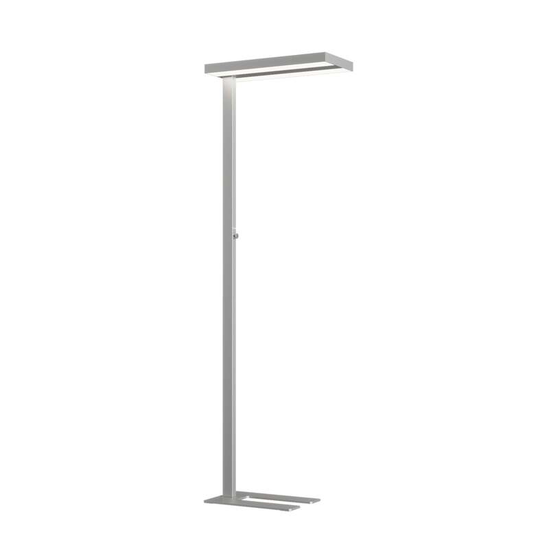 Arcchio Stehlampe Logan LED dimmbar silber 6000lm U-fuß 196cm Büro Leuchte - 4251096526974