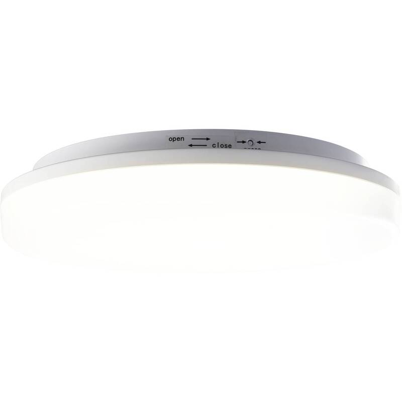 LED-Deckenleuchte Deckenlampe Heitronic LED fest eingebaut Weiß Kunststoff Warmw - 4002940017984