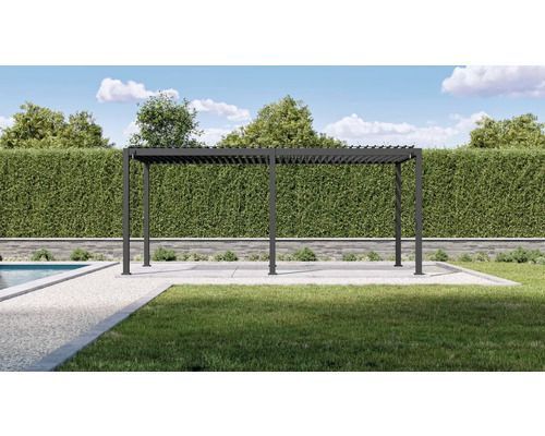 Mirador Pergola 3x6 Lamellendach Terrassenüberdachung 11x11cm Pfosten Outdoor - 4306516446476