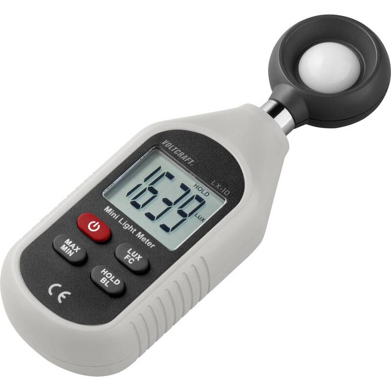Voltcraft Luxmeter VC-8314265 LX-10 Beleuchtungsstärke 0-199900 lx digital 106g - 4053199527298