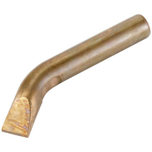 B-Ware Toolcraft Lötspitze Ersatzspitze Meißelform gebogen für KB 500 Lötkolben Ø22mm