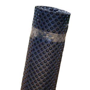 B-Ware Siena Garden Noppenfolie Schwarz 6,5m Wurzelfest Schutz vor Pilzbefall HDPE 0,9m