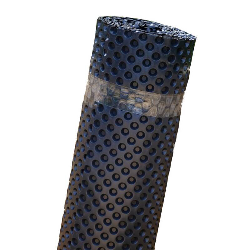 Siena Garden Noppenfolie Schwarz 6,5m Wurzelfest Schutz vor Pilzbefall HDPE 0,9m - 4019111528347