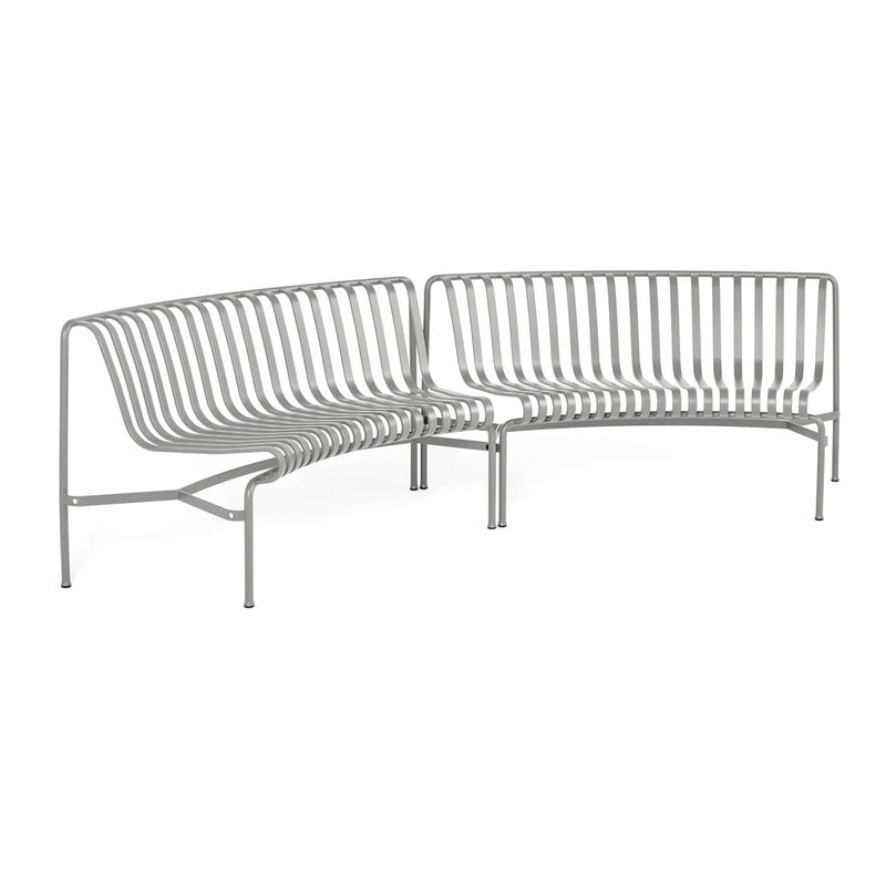 HAY Palissade Bank Sitzgelegenheit Gartenbank Outdoor Gartenmöbel sky grey - 5710441328094