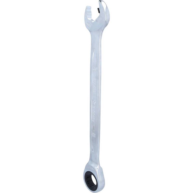 KS Tools Maul-Ringratschenschlüssel 30mm Chrom-Vanadium Stahl 72 Zähne 396mm - 4042146477663