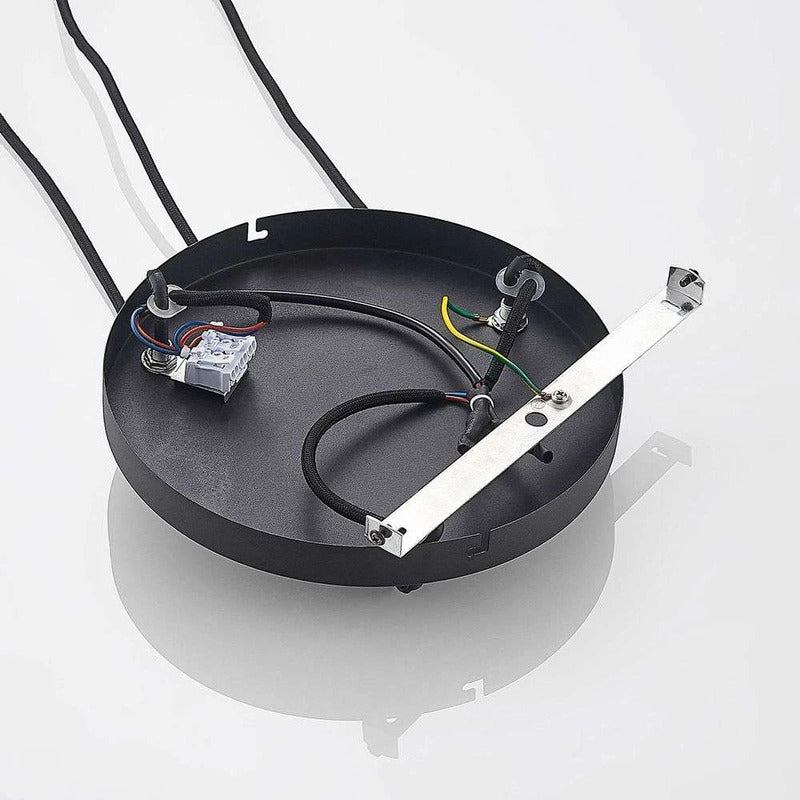 Lindby Joffrey Hängeleuchte Pendelleuchte Deckenlampe Lampe 3-flammig schwarz - 4251911728637