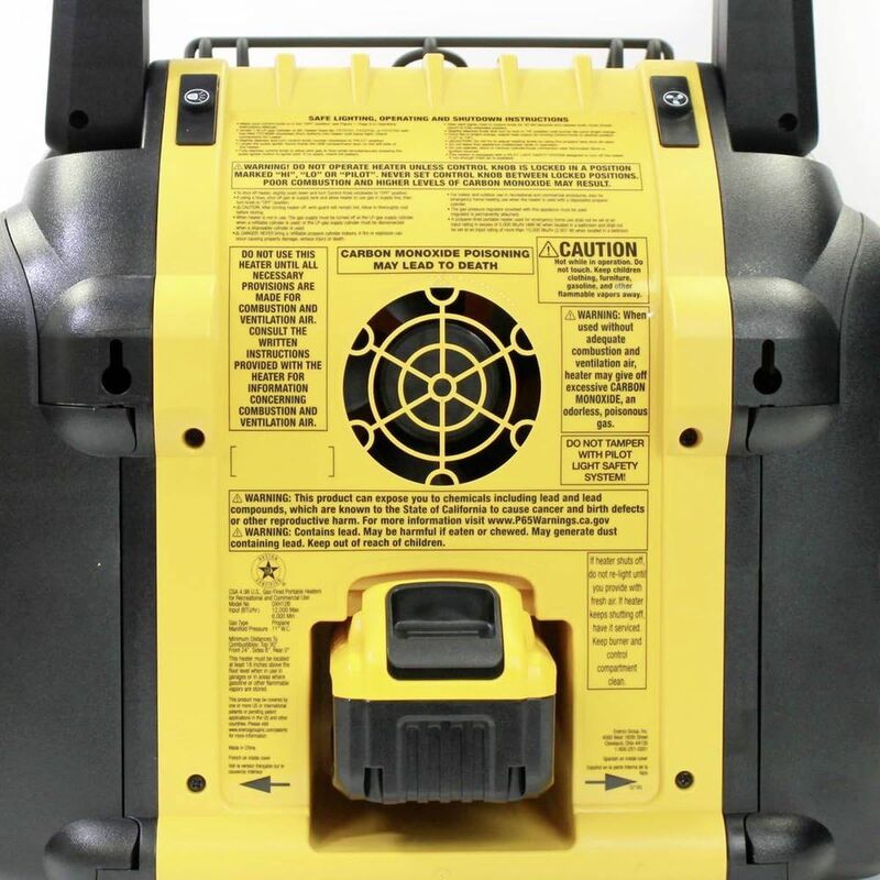 Dewalt DXRH012E Portable Radiant DXRH012E Gaslufterhitzer (DXRH012E) - 089301006645