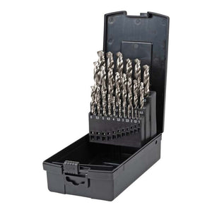B-Ware STIER Spiralbohrer Premium HSS-Co5 25-teilig Bohrer Set 1-13mm in Kassette