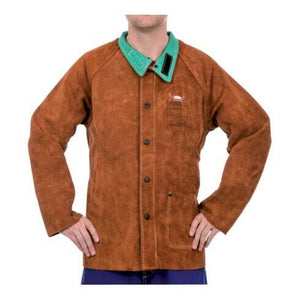 B-Ware WELDAS Schweißerlederjacke Jacke Schweißerschutz XXL Spaltleder Herren 44-7300