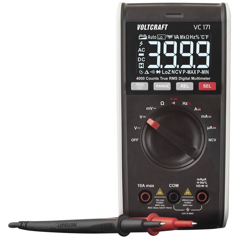 VOLTCRAFT VC171 Hand-Multimeter digital CAT III 600 V Multimeter Messgeräte Hand - 4064161193373