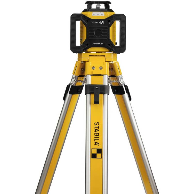 Stabila Rotationslaser Lasergerät LAR 160 Set Stativ 5 m Nivellierlatte Laser - 4005069192419