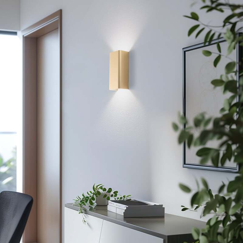 Wandleuchte Bergen goldfarben 23 cm GU10 dimmbar Nowodvorski Lighting - 5903139104555