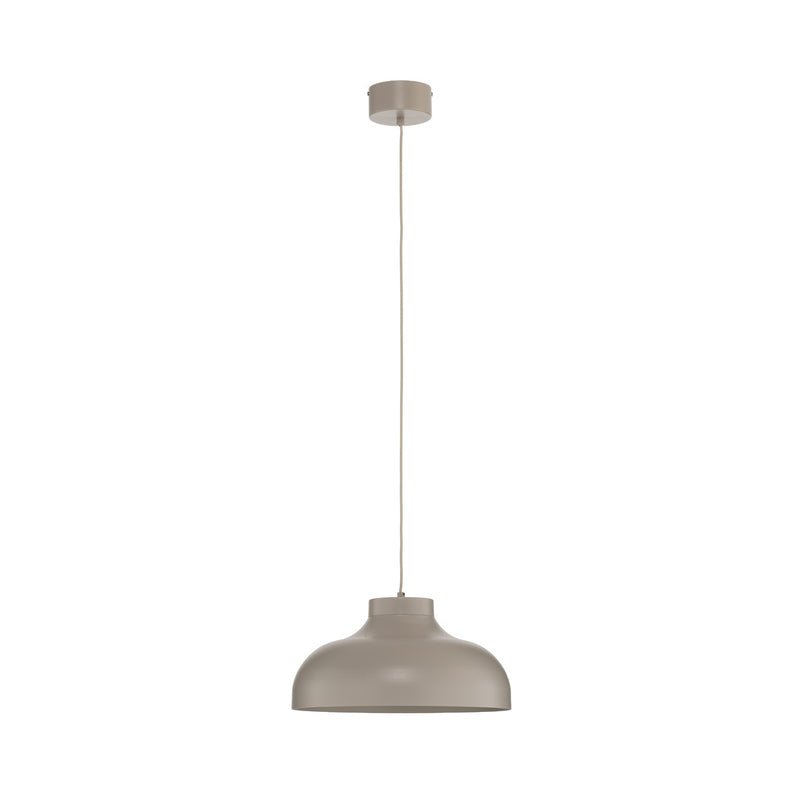 Hängeleuchte Basca LED Pendelleuchte dimmbar beige matt Ø40cm E27 Stahl Leuchte - 5907565918335