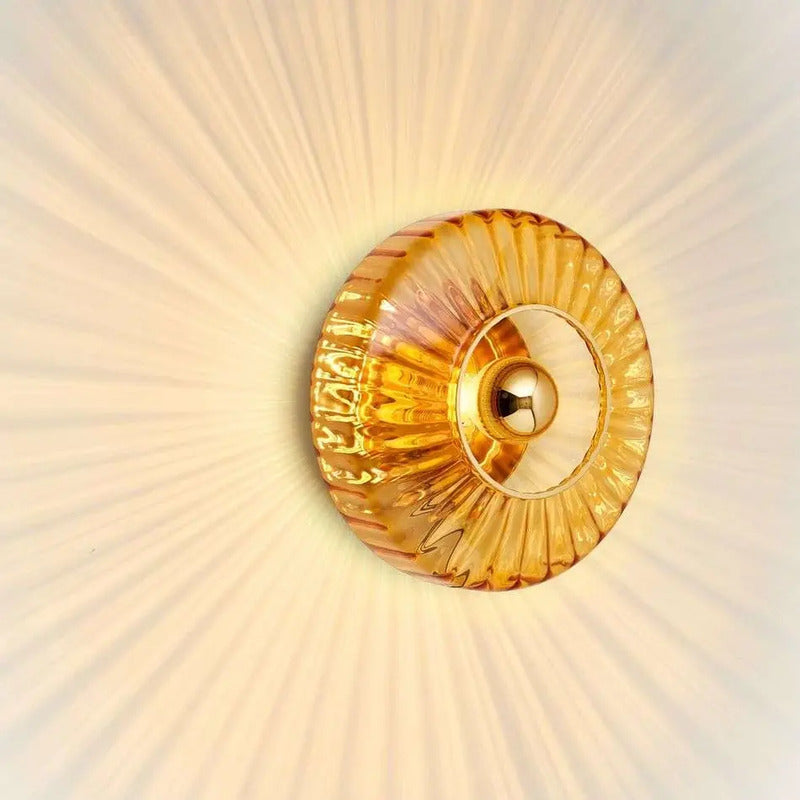 Wandleuchte New Wave Optic LED Wandlampe bernsteinfarben dimmbar 40W 80cm - 5713874230255