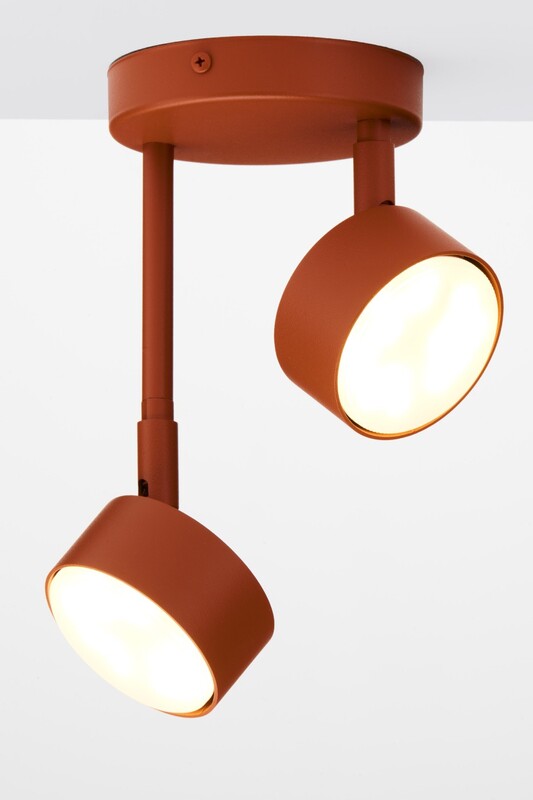 Sigma Deckenleuchte Deckenlampe NEMO Leuchte Ziegelstein Rot GX53 LED 2-flammig - 5907555378415