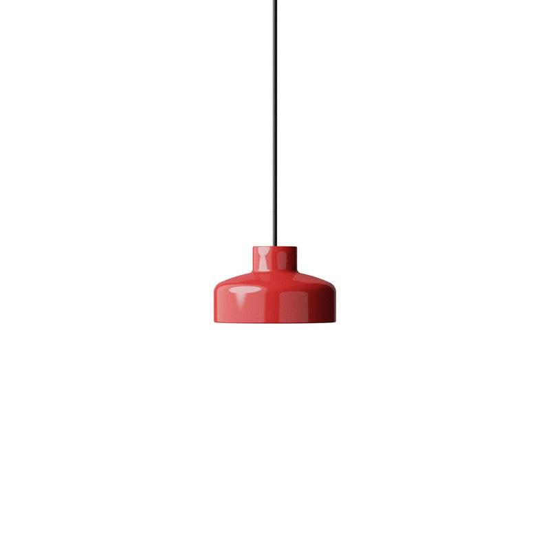 NINE Pendellampe Hängelampe Lacquer Rot Metall Kunststoff Beleuchtung Ø 16,5 cm - 5740001931129