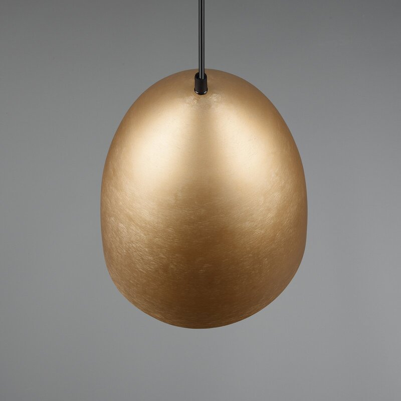 Reality Leuchten Hängeleuchte Tilda Hängelampe Lampe einflammig messing Ø 25 cm - 4017807522280