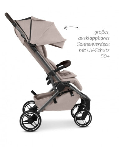 ABC Design Ping 3 Trekking Reisebuggy Inkl.Transporttasche, Tragegurt Und Sitzeinlage Camel - 4045875072253