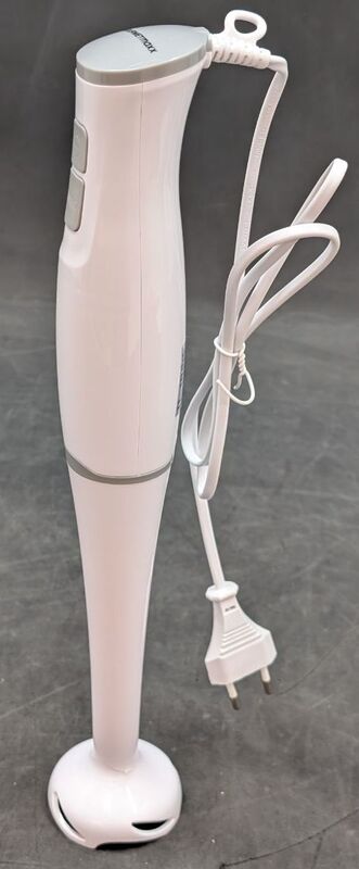 GourmetMaxx Stabmixer Pürierstab Handmixer 400W Mixer Küchenhelfer Weiß 700ml - 4067522047919