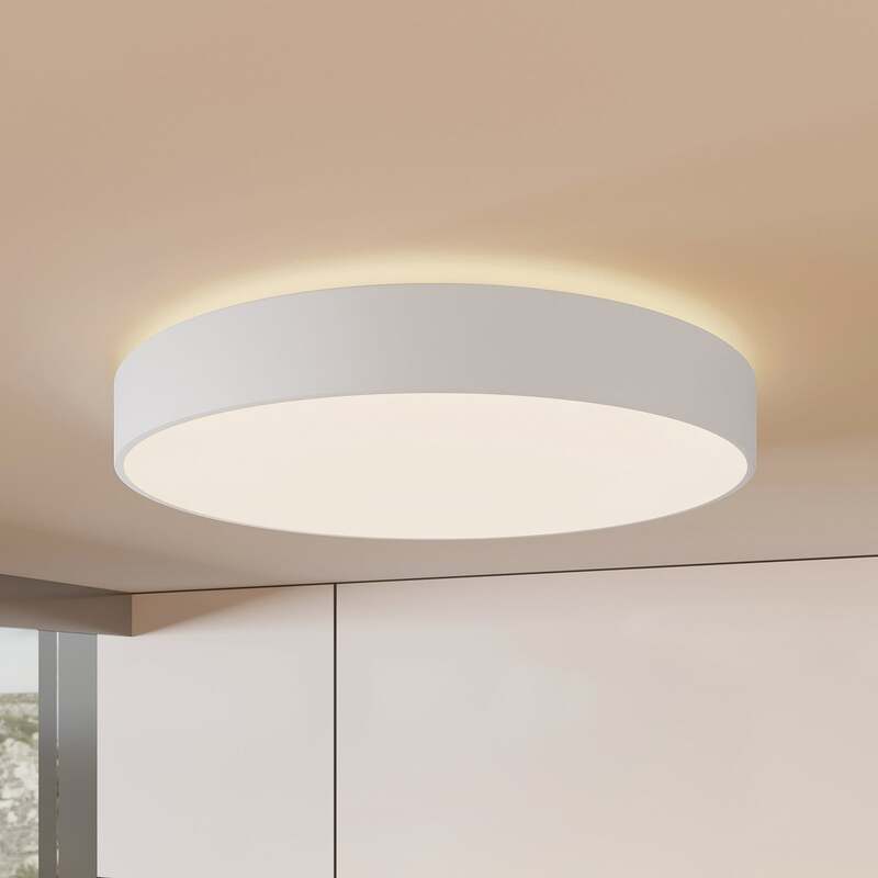 Arcchio Deckenleuchte Deckenlampe LED Lampe weiß Vanida rund Aluminium 60 cm993 - 4251096597714