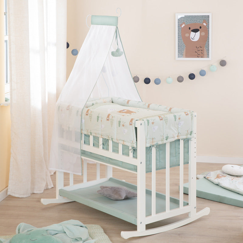 Roba Baby Liegefläche MDF 100% Baumwolle für Kinder ab 0 Monaten 76x95cm - 4005317344713