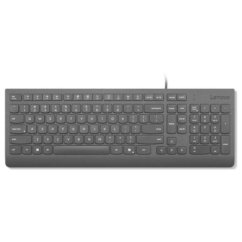 Lenovo Essential Tastatur Keyboard 2,5-Zonen USB Grau - 0195892116318