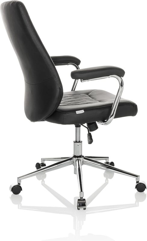 hjh OFFICE Drehstuhl Bürostuhl THEO I Kunstleder schwarz Chefsessel - 4064323035831