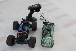 D-Ware 1:16 RC Truggy Absima MINI AT grün/grau 4WD Elektro Modellauto für ab 14 Jahre